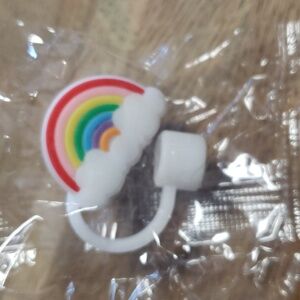 Rainbow straw topper NEW
